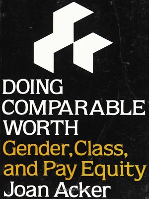 cover image of Doing Comparable Worth